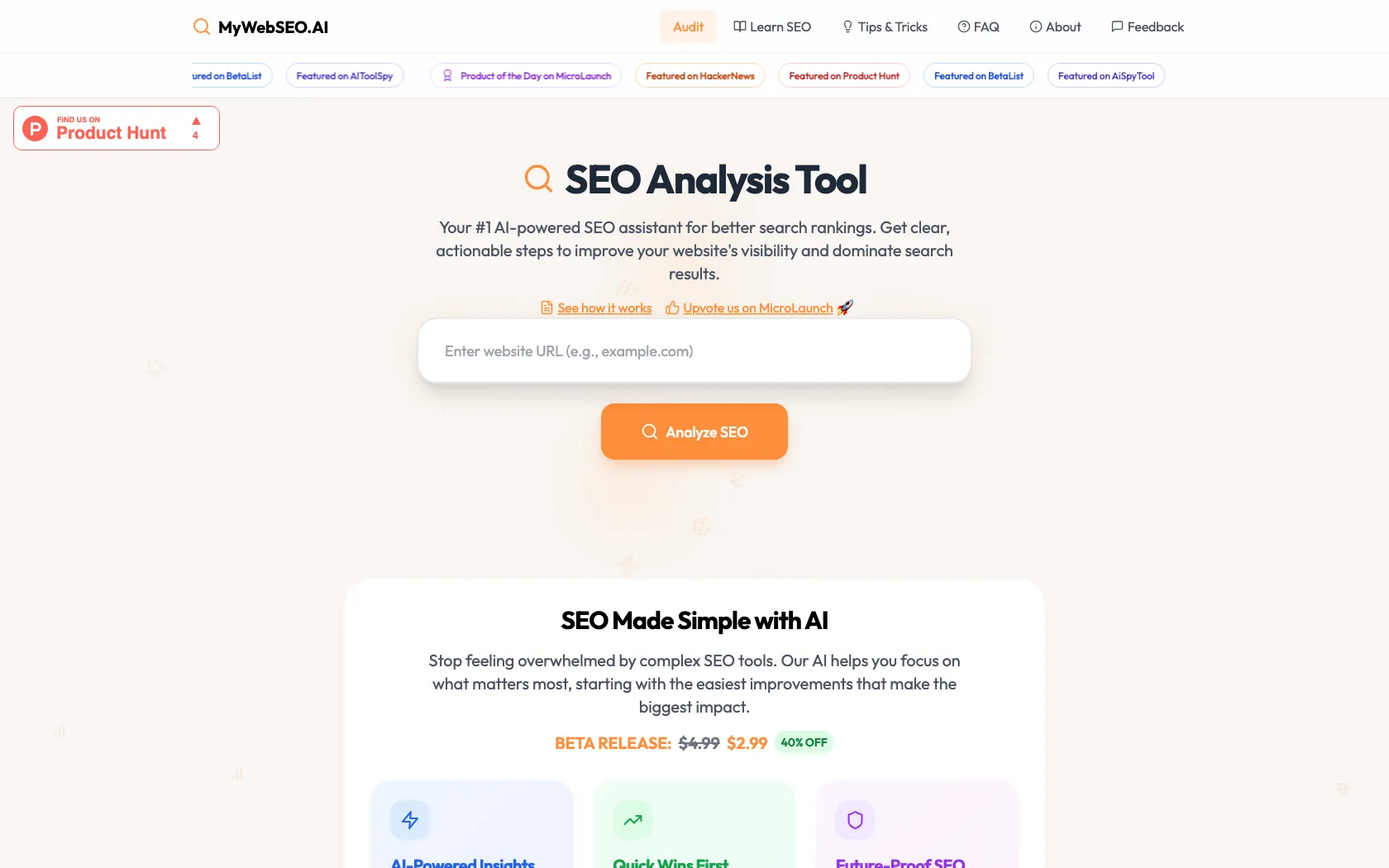 Screenshot or logo of MyWebSEO.AI tool