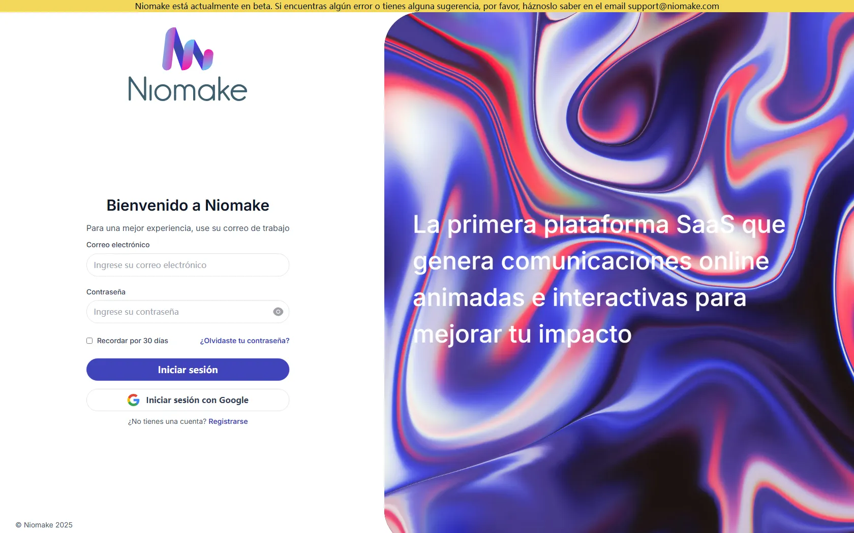 Screenshot or logo of Niomake tool