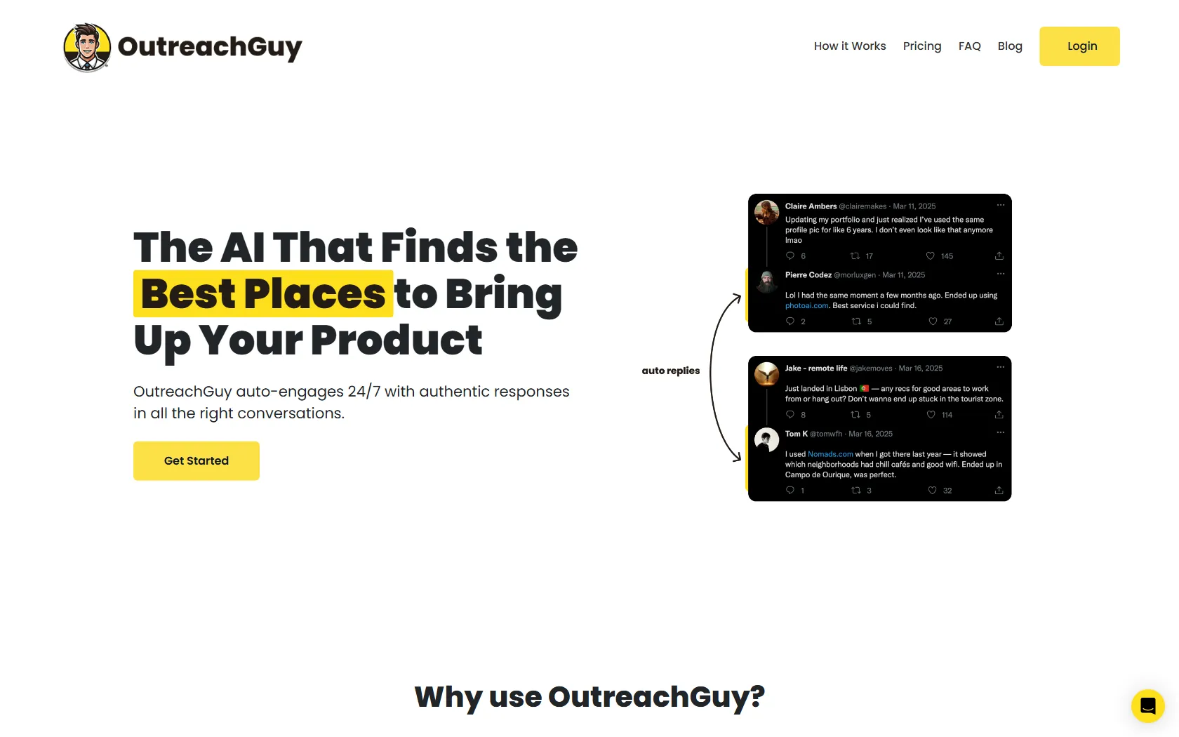 Screenshot or logo of OutreachGuy tool