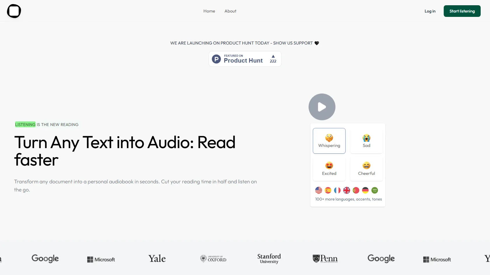 Screenshot or logo of Outtloud tool