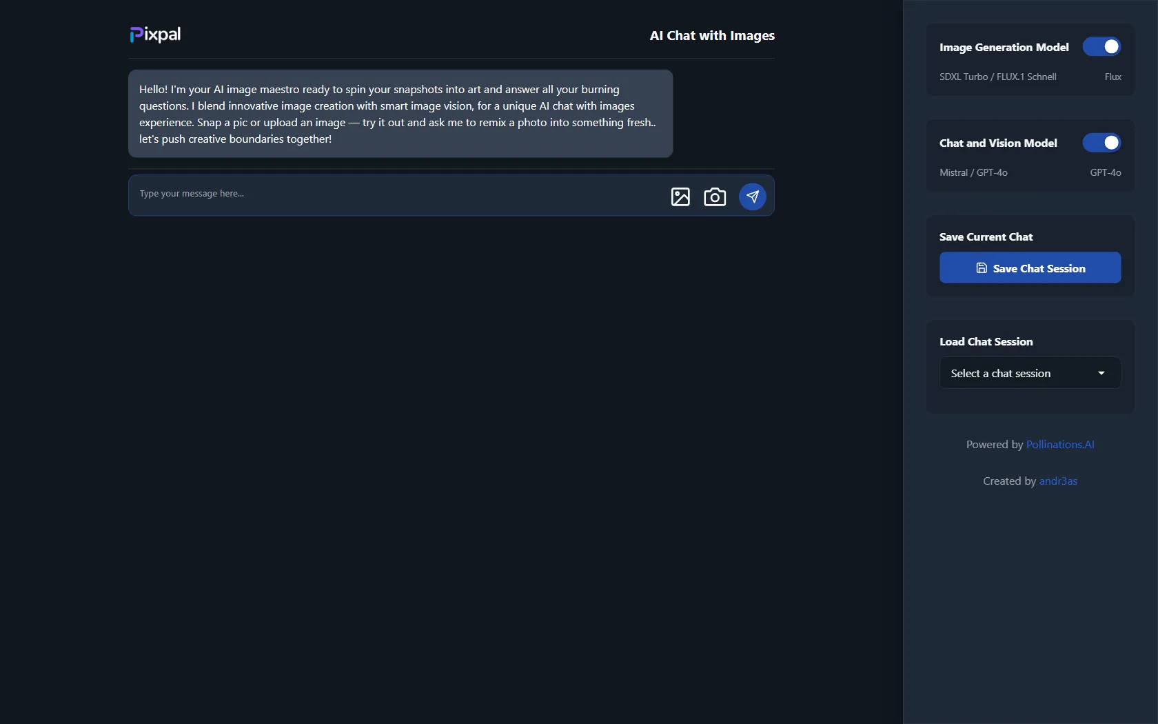 Screenshot or logo of PixPal tool