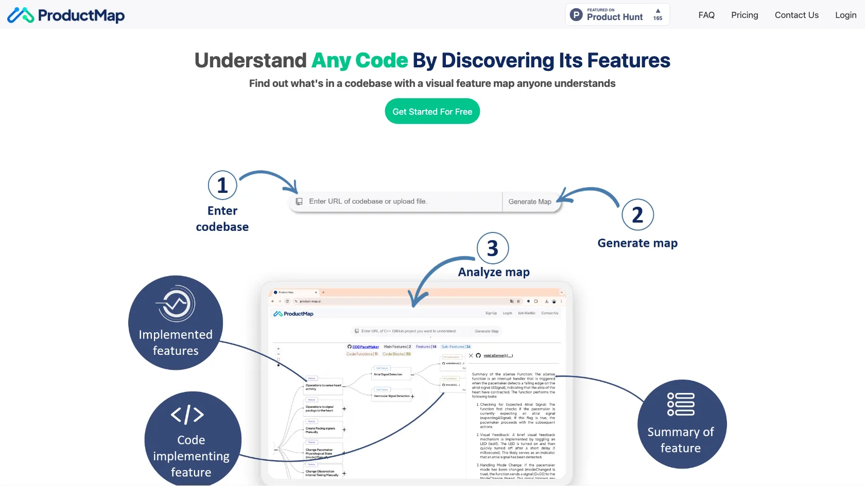 Product Map screen shot