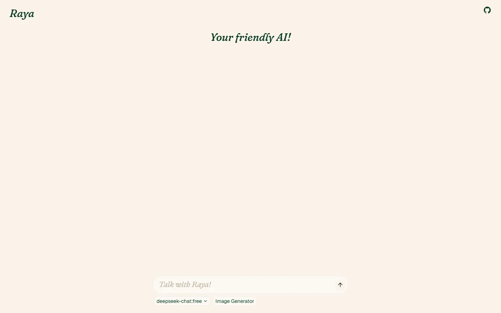 Screenshot or logo of Raya tool