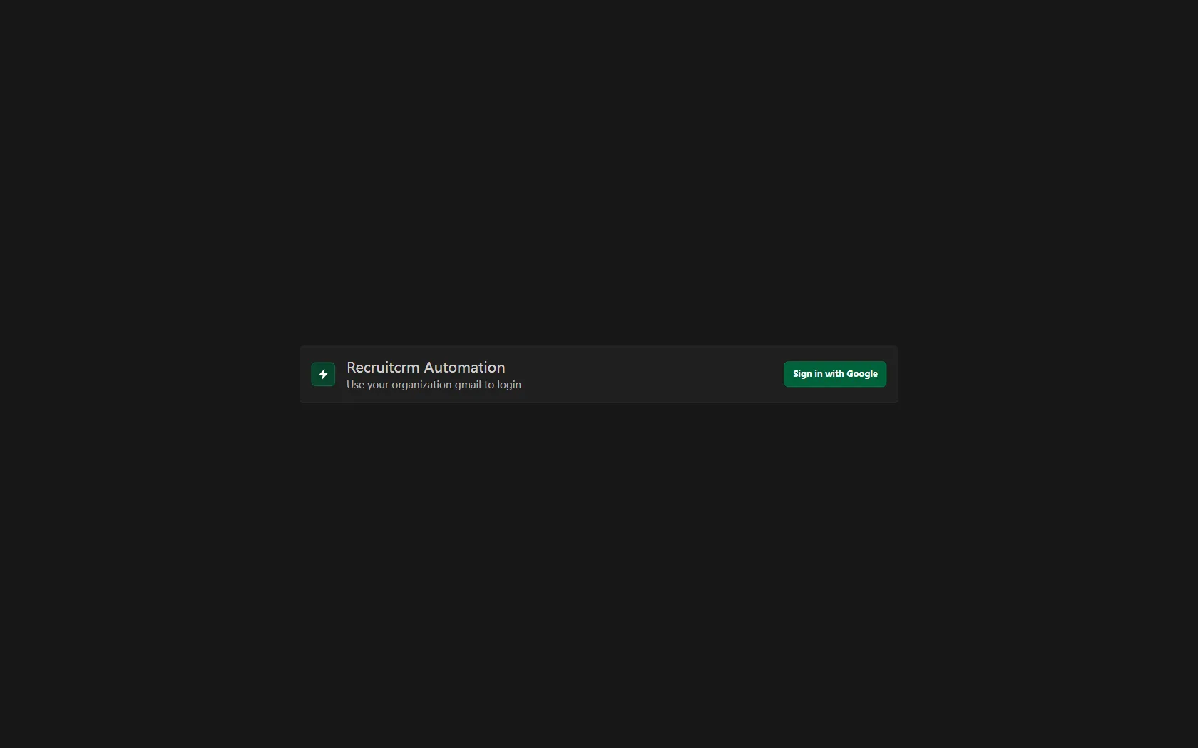 Screenshot or logo of Recruit crm • AI Agent tool