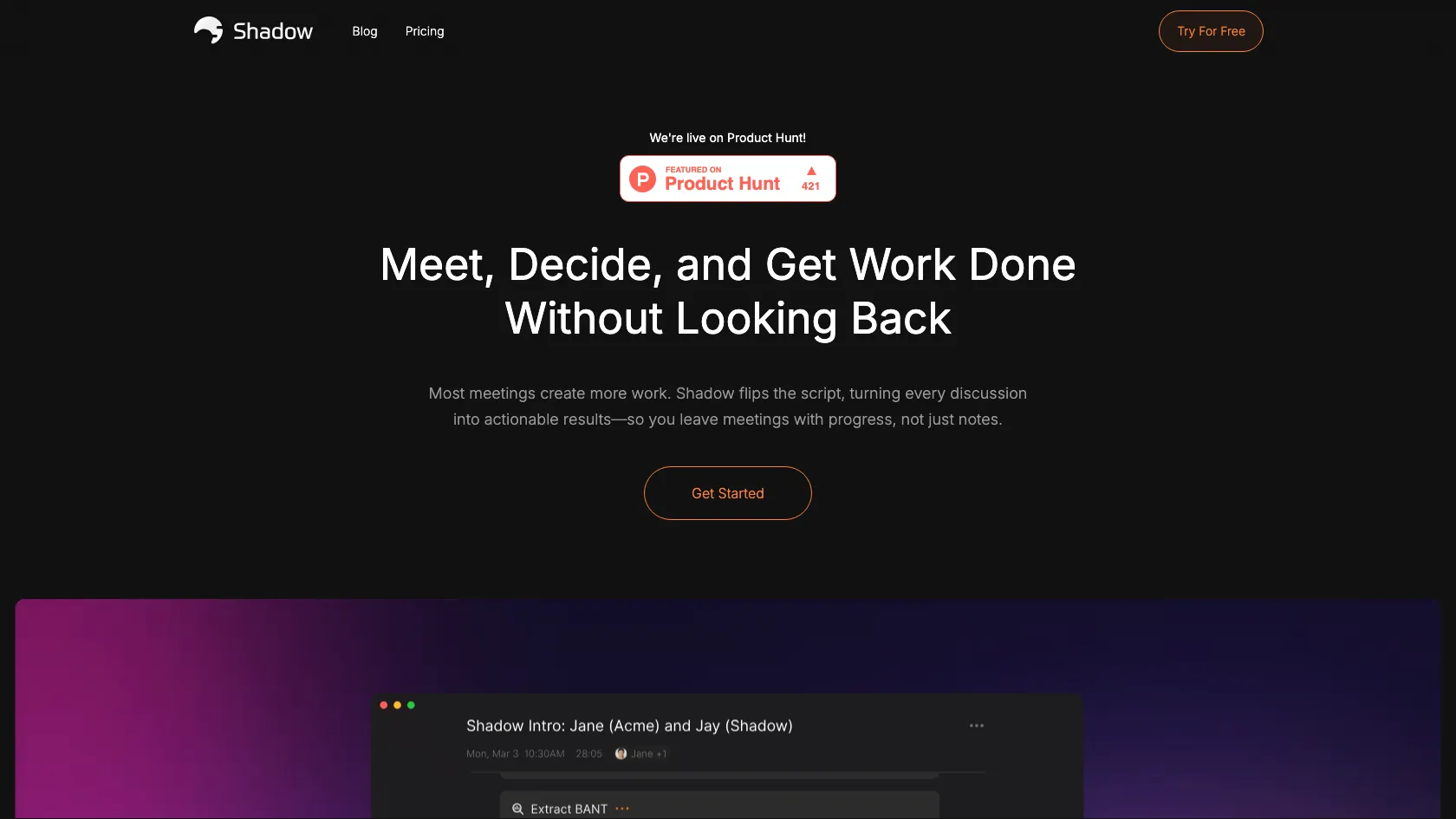 Screenshot or logo of Shadow tool