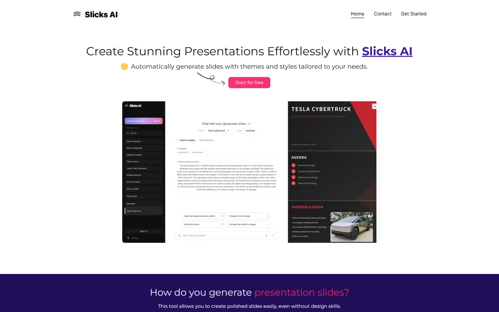Slicks AI screen shot