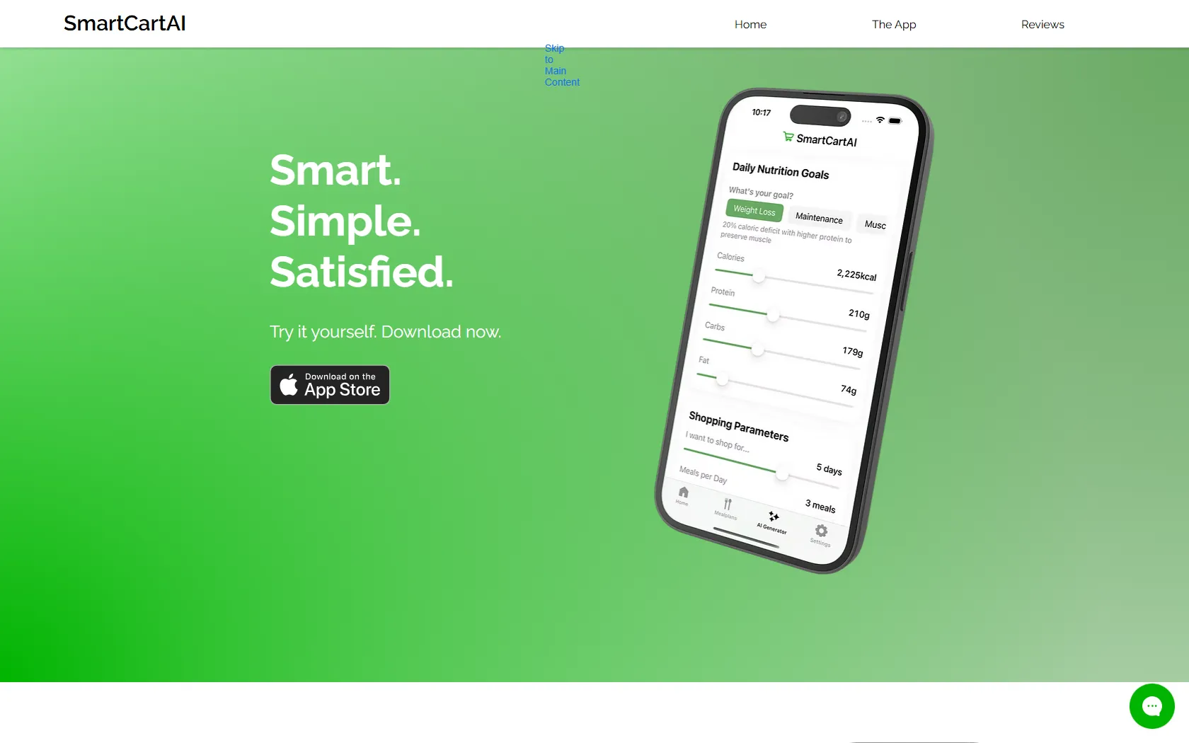Screenshot or logo of SmartCartAI tool