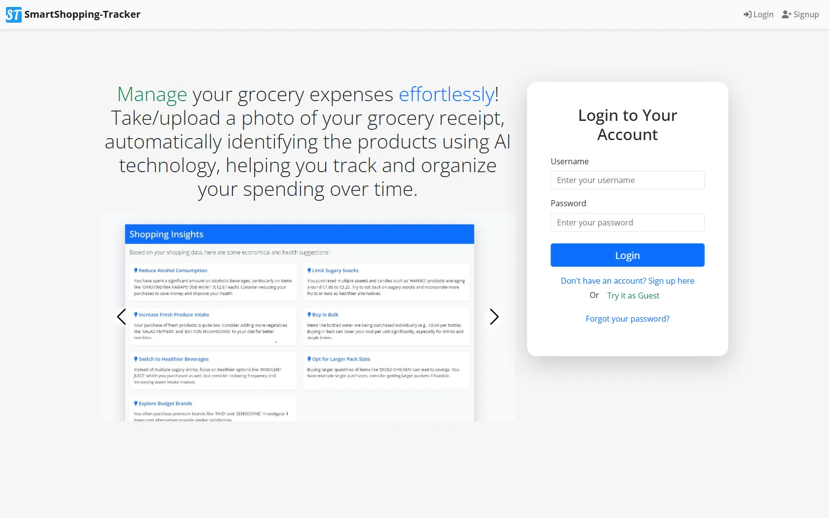 Screenshot or logo of SmartShopping-Tracker tool