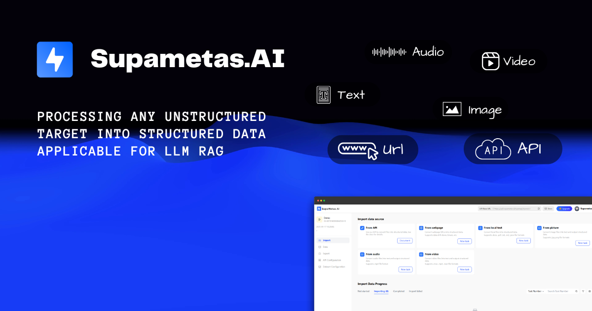 Screenshot or logo of Supametas.AI tool