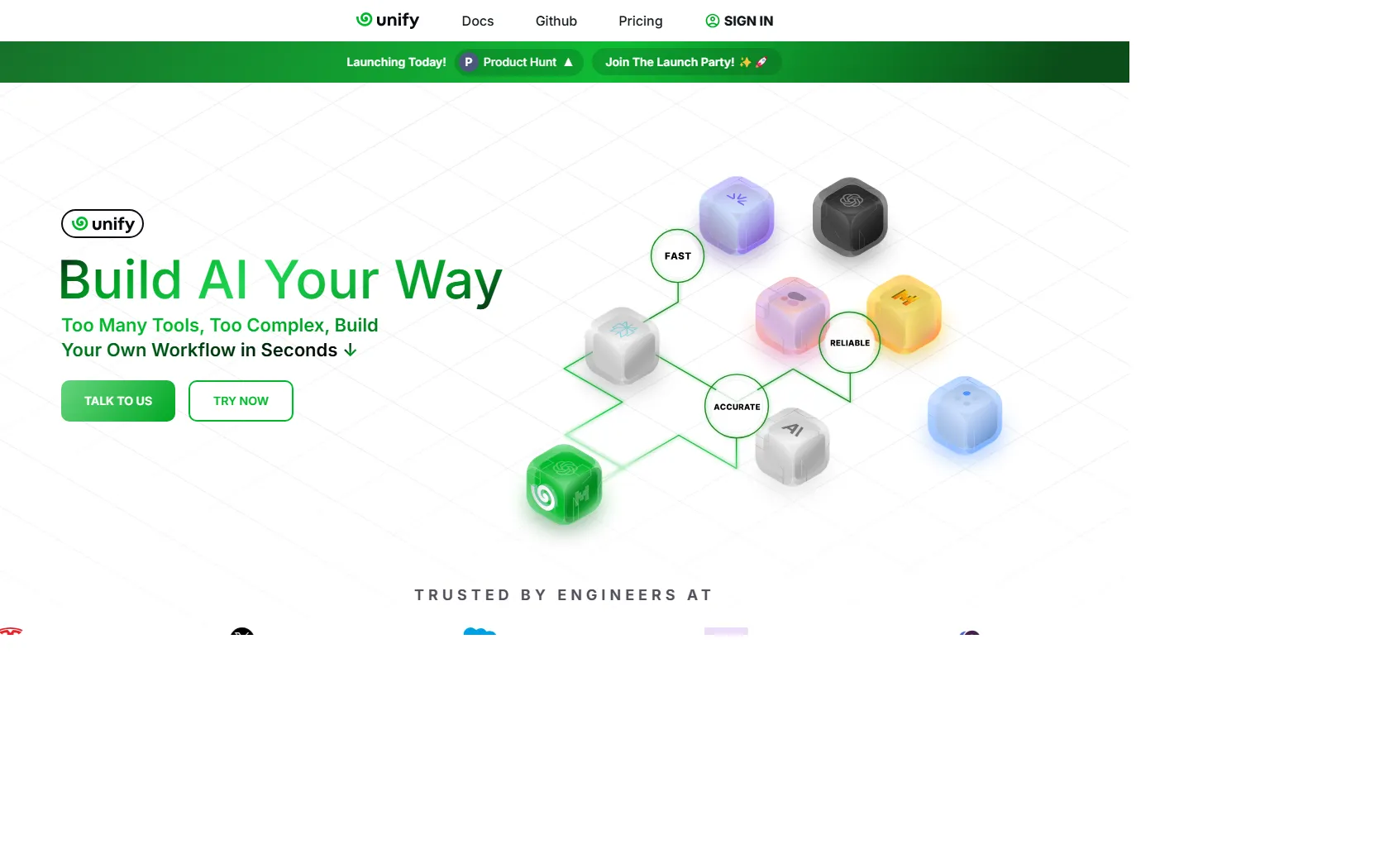 Screenshot or logo of Unify tool