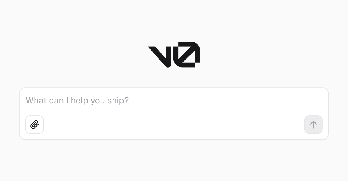 v0.dev screen shot