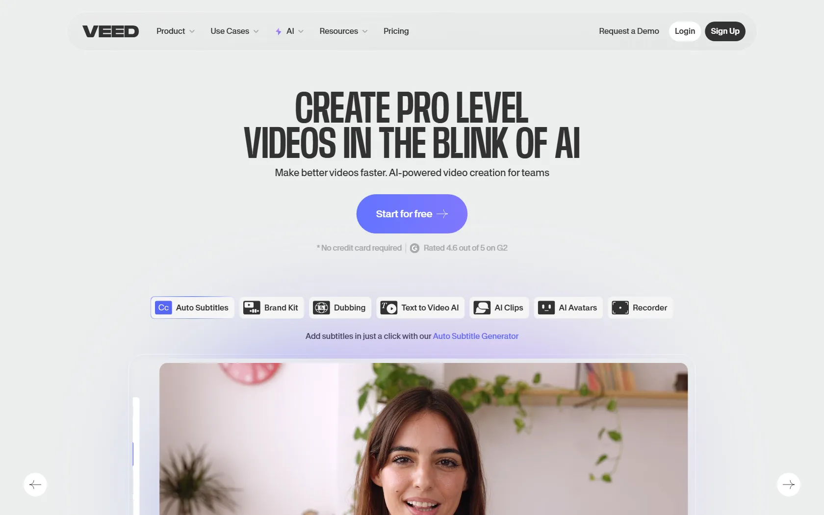 Screenshot or logo of VEED.IO tool