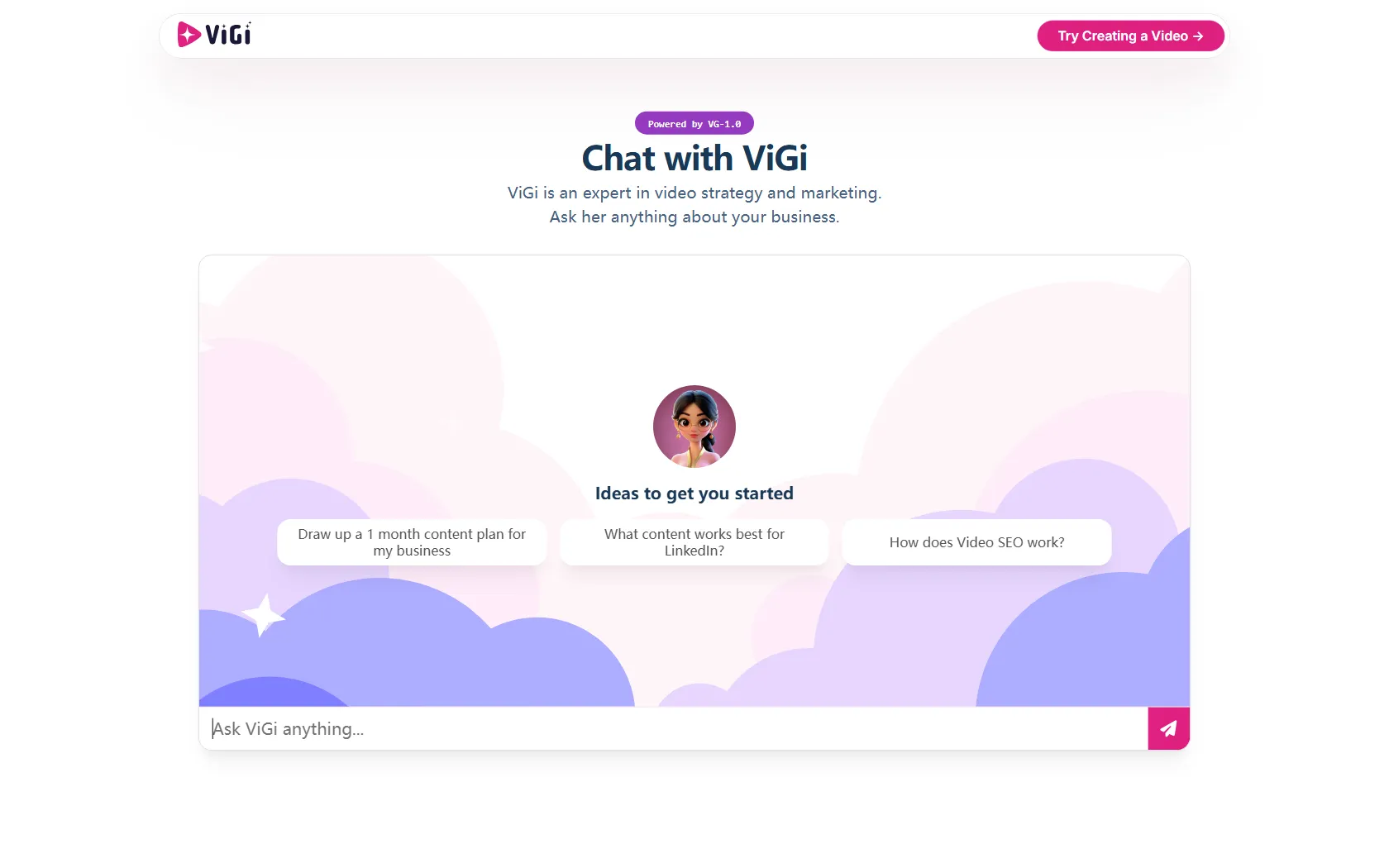 Screenshot or logo of ViGi tool