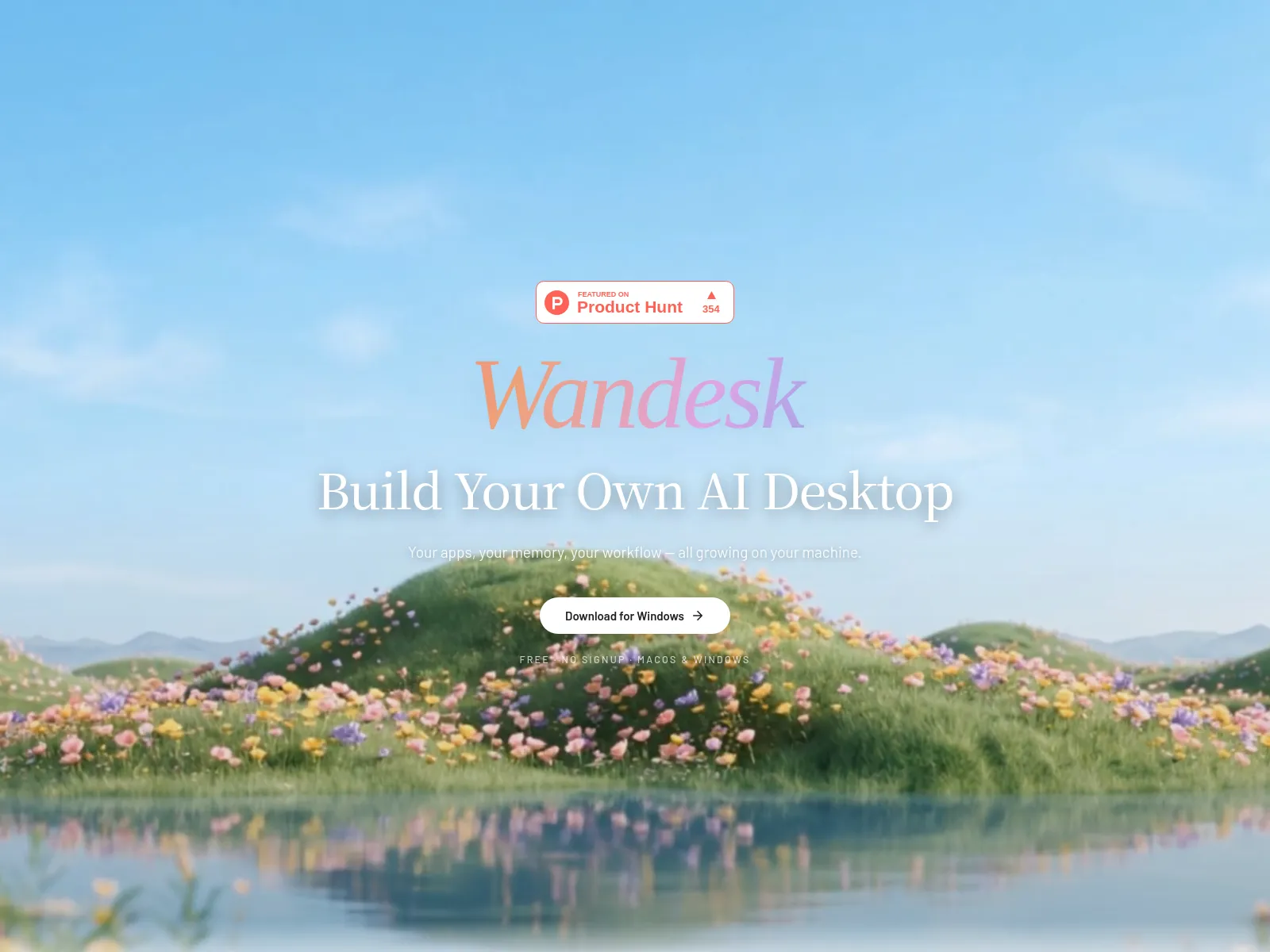 Wandesk screen shot