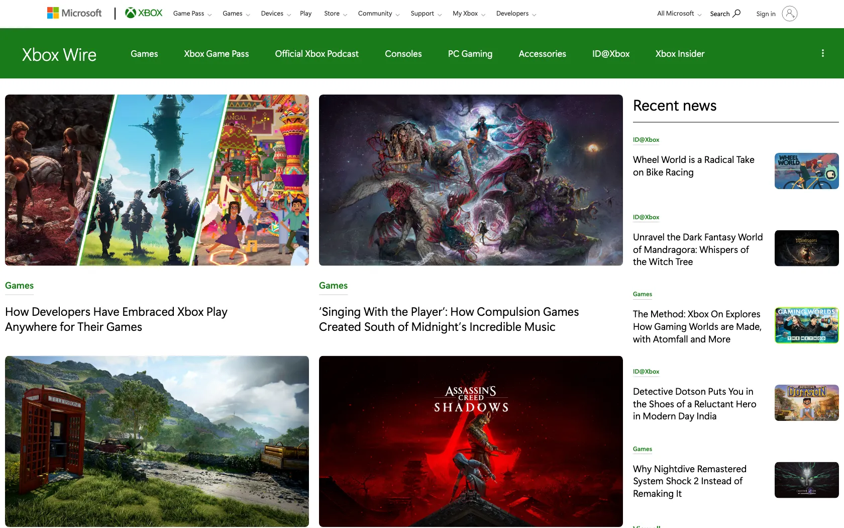 Screenshot or logo of Xbox Wire tool